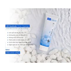 Sữa Rửa Mặt Không Bọt HD DERMA CEUTICALS - Chiết Xuất Trà Xanh & Hyaluronic Acid Cho Mọi Loại Da, Ngăn Ngừa Mụn, Làm Sạch Da Mặt Tươi Tắn