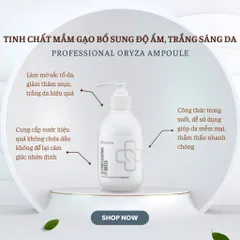 Tinh Chất Mầm Gạo HD Derma Professional Oryza Ampoule - 250ML Cung Cấp Độ Ẩm, Làm Trắng Sáng Da, Chăm Sóc Da Cao Cấp