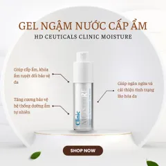 Gel Ngậm Nước Cấp Ẩm HD Derma HD Ceuticals - Giải Pháp Chăm Sóc Da Khô Không Tuổi, Dưỡng Ẩm Hiệu Quả và Ngăn Ngừa Lão Hóa
