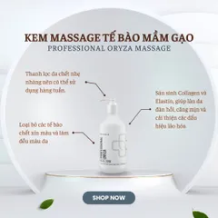 Dầu Massage Chuyên Nghiệp HD Derma Oryza 500ml - Thư Giãn Làn Da, Kích Thích Tuần Hoàn Máu và Tăng Độ Đàn Hồi