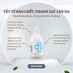 Tẩy Tế Bào Chết HD Derma Professional Hyaluronic Scrub 250ml - Cung Cấp Độ Ẩm & Thanh Lọc Làn Da Khỏe Mạnh