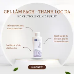 Gel Thanh Lọc Da HD Derma Clinic Purify - Tẩy Tế Bào Chết, Ngừa Mụn, Giúp Da Mềm Mịn Tươi Sáng