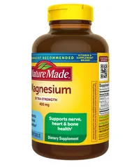 Viên uống bổ sung Magie Nature Made Extra Strength 400 mg,180 viên nang mềm - Hàng Mỹ