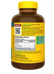 Viên uống bổ sung Magie Nature Made Extra Strength 400 mg,180 viên nang mềm - Hàng Mỹ