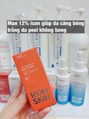 Serum Icon Peel 12% Mandelic Smart - Giúp Làm Đều Màu Da, Cải Thiện Kết Cấu Da, Kiểm Soát Dầu, Thu Nhỏ Lỗ Chân Lông, Dùng Tại Nhà