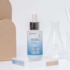 Serum Ban Đêm Iconskin Night Miracle 30ml - Hỗ Trợ Tái Tạo Da, Cân Bằng Dầu, Giảm Mụn Cho Da Dầu Và Có Vấn Đề