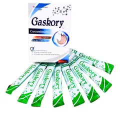 Viên uống Gaskory Curcuminnano - Hỗ trợ giảm acid dịch vị, bảo vệ niêm mạc dạ dày, 20 gói x 10ml, Giải pháp tiêu hóa hiệu quả từ thiên nhiên