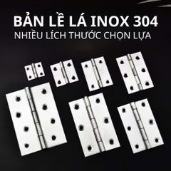 Bản Lề Lá Inox Bóng & Sắt Xi - Bản Lề Chất Lượng Cao Cho Cửa, Tăng Độ Bền & Thẩm Mỹ Công Trình Xây Dựng