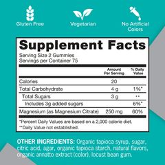 Kẹo dẻo bổ sung Magnesium Citrate Qunol 250mg 150 viên - Hàng Mỹ.