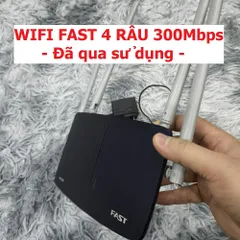Bộ Phát Wifi Hàng Cũ FAST Router 4 Râu Tốc Độ 300Mbps - Kết Nối Mạnh Mẽ, Dễ Dàng Cài Đặt, Giải Pháp Internet Hiệu Quả
