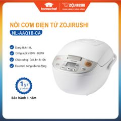Nồi Cơm Điện Tử Zojirushi NL-AAQ18-CA 1.8L - Công Nghệ Fuzzy Logic, Bảo Hành 3 Năm, Dễ Sử Dụng, Chất Liệu Cao Cấp