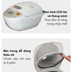Nồi Cơm Điện Tử Zojirushi NL-AAQ18-CA 1.8L - Công Nghệ Fuzzy Logic, Bảo Hành 3 Năm, Dễ Sử Dụng, Chất Liệu Cao Cấp
