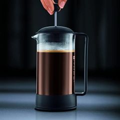 Bình pha cà phê kiểu Pháp Bodum Brazil 1543-01 - Dung tích 350ml, Thủy tinh Borosilicate, Thời trang, Hàng chính hãng từ Bồ Đào Nha