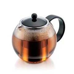 Bình Pha Trà Thủy Tinh Bodum Assam 500ml - Phong Cách Pháp, Hệ Thống Dừng Pha Thông Minh, Lý Tưởng Cho Trà Lá Rời Hoặc Túi Lọc