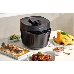 Nồi Áp Suất Điện Tử Philips HD2151 - Dung Tích 5L, Công Suất 1090W, Nấu Nhanh, Menu Đa Dạng, Bảo Hành 2 Năm