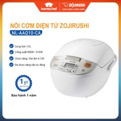 Nồi Cơm Điện Tử Zojirushi NL-AAQ10-CA 1L - Công Nghệ Fuzzy Logic, Sản Xuất Nhật Bản, Bảo Hành 3 Năm, Thiết Kế Sang Trọng