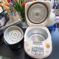 Nồi Cơm Điện Tử Zojirushi NL-AAQ10-CA 1L - Công Nghệ Fuzzy Logic, Sản Xuất Nhật Bản, Bảo Hành 3 Năm, Thiết Kế Sang Trọng
