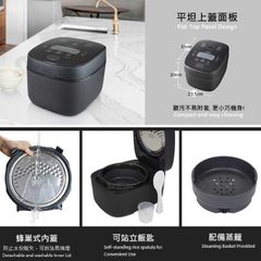 Nồi cơm điện tử cao tần Zojirushi 1L NW-QAQ10-BA - Công nghệ IH, 10 chế độ nấu, sản xuất Nhật Bản, bảo hành 3 năm