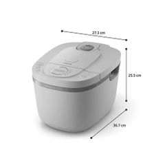 Nồi Cơm Điện Tử Philips HD4719/32 1.8 Lít - 12 Chế Độ Nấu Đa Năng, Giữ Ẩm Tối Ưu, Chất Liệu An Toàn, Hàng Chính Hãng
