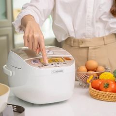 Nồi cơm điện tử Zojirushi NL-BGQ05-WA 0.5L, 450W - Nồi nấu thông minh, chống dính, thiết kế hiện đại, bảo hành 1 năm