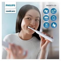 Bàn Chải Điện Philips Sonicare HX3671/23 - Công Nghệ Sonic Làm Sạch Mảng Bám Hiệu Quả, An Toàn Cho Nướu, Bảo Hành 2 Năm