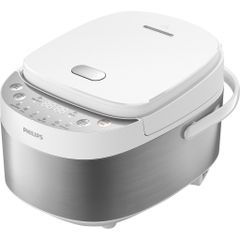 Nồi Cơm Điện Mini Philips HD3170 - Dung Tích 0.85L, Công Suất 600W, 8 Chế Độ Nấu Tự Động, Hàng Chính Hãng 2 Năm Bảo Hành