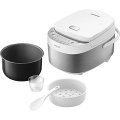 Nồi Cơm Điện Mini Philips HD3170 - Dung Tích 0.85L, Công Suất 600W, 8 Chế Độ Nấu Tự Động, Hàng Chính Hãng 2 Năm Bảo Hành