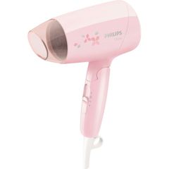 Máy Sấy Tóc Du Lịch Mini Philips BHC010/00 - Công Suất 1200W, Thiết Kế Nhỏ Gọn, Bảo Vệ Tóc Tối Ưu, Thời Trang Hồng Pastel