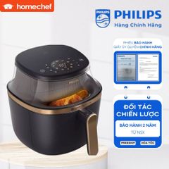 Nồi Chiên Không Dầu Philips NA342/00 7.2 Lít - Công Nghệ Rapid Air Plus, Bảng Điều Khiển Cảm Ứng, Công Suất 2000W