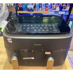 Nồi Chiên Không Dầu Philips NA352 9L - Công Nghệ Rapid Air, Hai Ngăn Độc Đáo, Bảo Hành 2 Năm, Tiết Kiệm Năng Lượng 70%