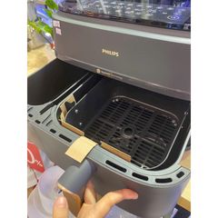 Nồi Chiên Không Dầu Philips NA352 9L - Công Nghệ Rapid Air, Hai Ngăn Độc Đáo, Bảo Hành 2 Năm, Tiết Kiệm Năng Lượng 70%