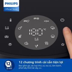 Nồi Chiên Không Dầu Philips NA332/00 6.2L - Công Nghệ RapidAir Plus, Chiên Giòn Ngon & Bảo Hành 2 Năm, Đồ Gia Dụng Nhà Bếp Thông Minh