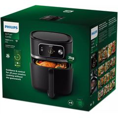 Nồi Chiên Không Dầu Điện Tử Philips HD9880 8.3L 2000W - Công Nghệ Rapid Air, Kết Nối Wifi, Tự Động Ngắt, Bảo Hành 2 Năm