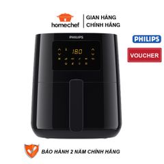 Nồi Chiên Không Dầu Philips HD9252/90 4.2L - Công Nghệ Rapid Air Giảm Đến 90% Chất Béo, Bảo Hành 2 Năm