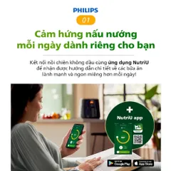 Nồi Chiên Không Dầu Philips HD9285 XXL 7.2L 2000W - Công Nghệ Rapid Air Tiết Kiệm Dầu - Dễ Sử Dụng và Vệ Sinh