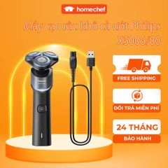 Máy Cạo Râu Philips X5006 - Cạo Khô Và Ướt, Công Nghệ SkinGlide Êm Mượt, Đầu Cạo 360°, Bảo Hành 2 Năm Chính Hãng