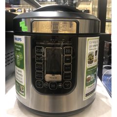 Nồi áp suất điện tử Philips HD2237 6L 1300W - Thiết kế hiện đại, chế độ nấu đa dạng, giữ nhiệt 24h, bảo hành 2 năm