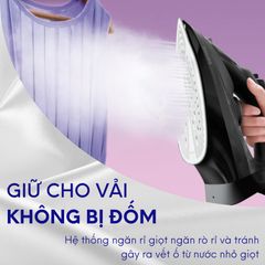 Bàn ủi hơi nước cầm tay Philips DST5040 - Công suất 2600W, mặt đế chống xước, bảo hành 2 năm - Hàng chính hãng, dễ sử dụng.