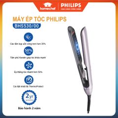 Máy Ép Tóc Philips BHS530 - Duỗi Thẳng, Tạo Kiểu Dễ Dàng với Công Nghệ ThermoShield, Chống Hư Tổn và Bảo Hành 2 Năm