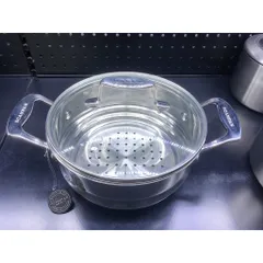 Xửng hấp inox 304 Scanpan Impact 1.3L - Vỉ hấp kèm nắp kính, sử dụng cho nồi 16/18/20cm, an toàn cho sức khỏe, hàng chính hãng