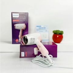 Máy Sấy Tóc Mini Gấp Gọn Philips HP8108 - Công Suất 1000W, Bảo Vệ Tóc, Thiết Kế Nhỏ Gọn, Bảo Hành 2 Năm