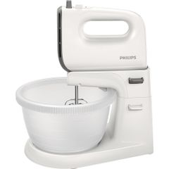 Máy đánh trứng 2in1 cầm tay và để bàn Philips HR3745 - Dung tích 3L, công suất 450W, bảo hành 2 năm, trộn bột hiệu quả với động cơ mạnh mẽ