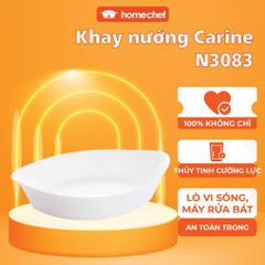 Khay Nướng Thủy Tinh Luminarc Cuisine Carine 32x20cm - Bền Bỉ Chịu Nhiệt, An Toàn Cho Lò Nướng Và Lò Vi Sóng, Hàng Chính Hãng