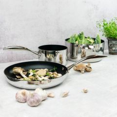 Chảo chống dính Scanpan HaptiQ 28cm cao cấp, dùng bếp từ, lớp Stratanium+ bền đẹp, bảo hành 3 năm, hàng chính hãng Đan Mạch