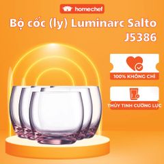 Bộ Cốc Thủy Tinh Thấp Màu Hồng Luminarc Salto 6 Chiếc 32cl - Thiết Kế Hiện Đại, An Toàn Và Tiện Ích Cho Bếp Nhà