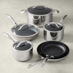 Chảo Chống Dính Scanpan HaptiQ 24cm - 5 Lớp Kim Loại, Dùng Bếp Từ, Thiết Kế Sang Trọng, Bảo Hành 3 Năm, Hàng Chính Hãng