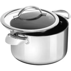 Nồi chống dính cao cấp Scanpan HaptiQ 3.5L - 20cm, chất lượng Đan Mạch, lớp chống dính STRATANIUM+ an toàn cho bếp từ, bảo hành 3 năm
