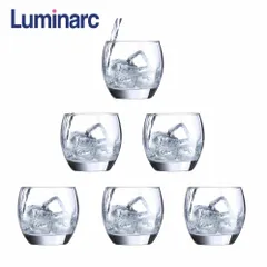 Bộ 6 cốc thủy tinh Luminarc Salto 320ml - Thủy tinh an toàn, không chì, thiết kế hiện đại cho không gian bếp sang trọng