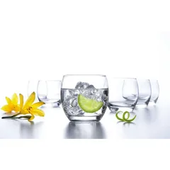 Bộ 6 cốc thủy tinh Luminarc Salto 320ml - Thủy tinh an toàn, không chì, thiết kế hiện đại cho không gian bếp sang trọng
