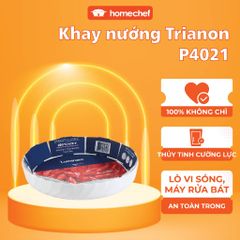 Khay Nướng Thủy Tinh Luminarc Smart Cuisine Trianon 26cm - Chịu Nhiệt Tốt, Dùng Lò Nướng, Lò Vi Sóng, An Toàn Cho Sức Khỏe